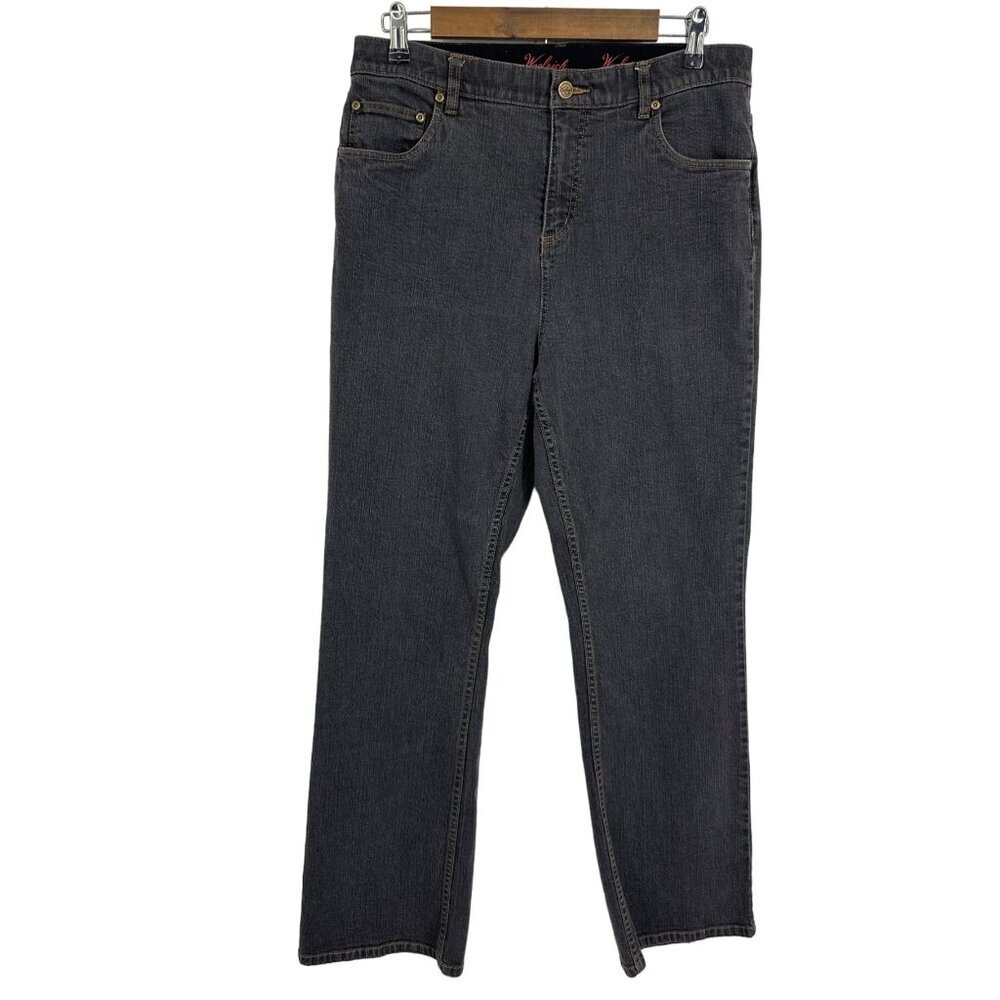 Woolrich Women's Style 1218 Elastic Waistband Bootcut Jeans Size 14